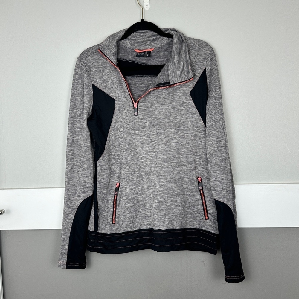 Cruel Girl Gray and Black Sweatshirt